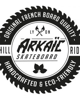 Visuel Logo Arkaïc Skateboard made in France arkaic concept skate