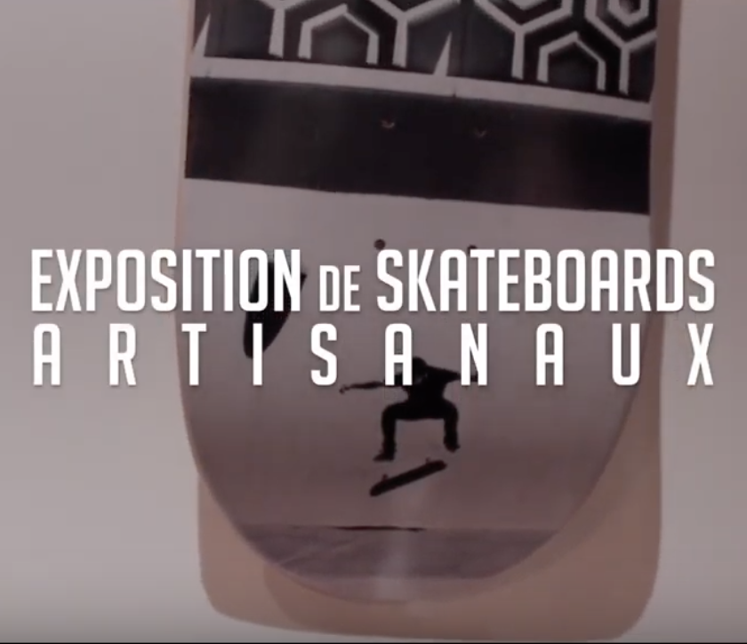 arkaic skateboard fabricant de skateboard made in france exposition de planche a roulette française