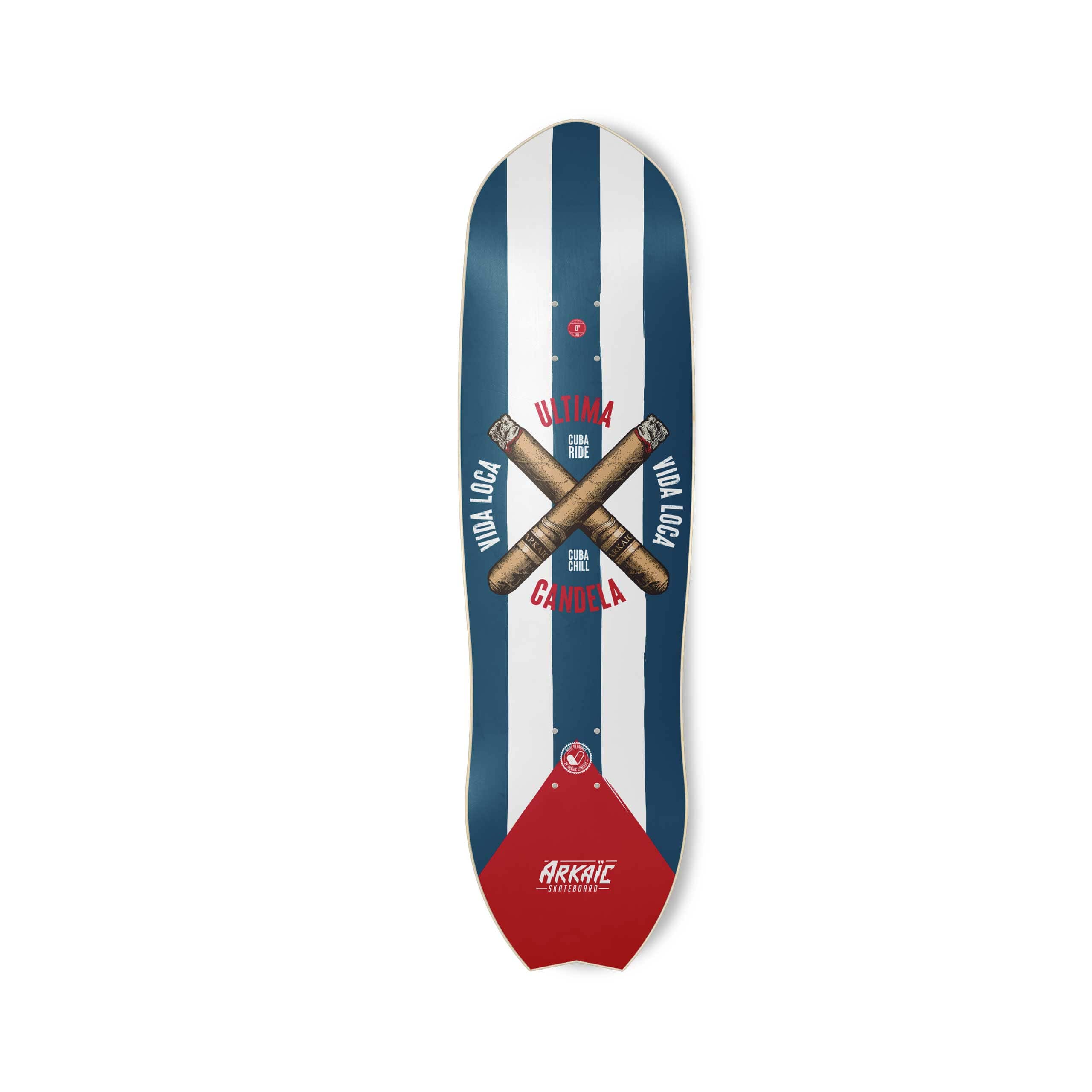 cubamister road chill Arkaic skateboard made in France 2023