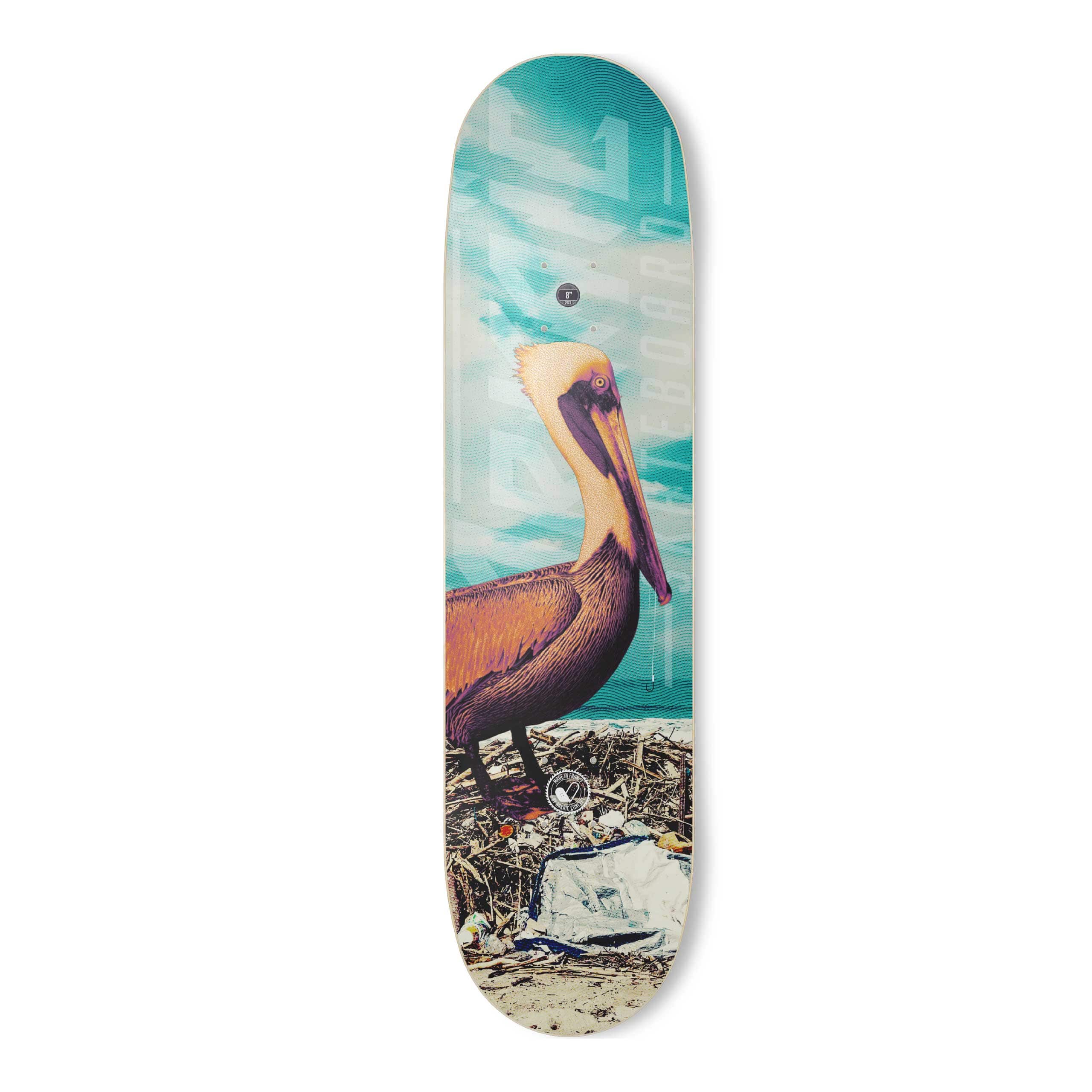 pelican fisher 8 Arkaic skateboard made in France 2023