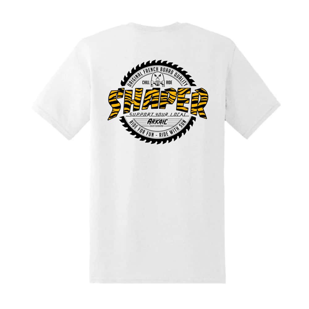 T-shirt skateboard white Shaper